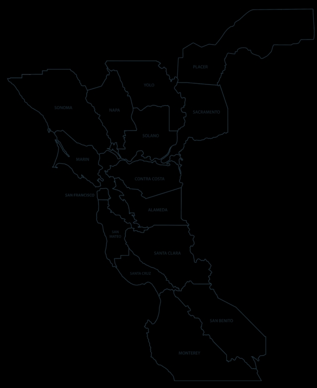 A map of 21st areas it services.